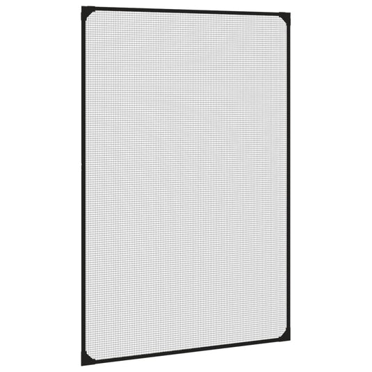 Vidaxl insectenhor voor ramen magnetisch 80x120 cm antracietkleurig