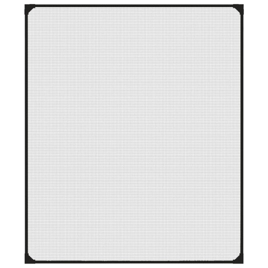 Vidaxl insectenhor voor ramen magnetisch 100x120 cm antracietkleurig