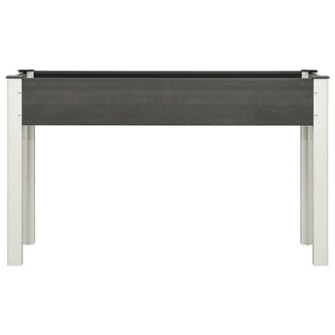 Vidaxl plantenbak verhoogd 120x40x75 cm hkc grijs