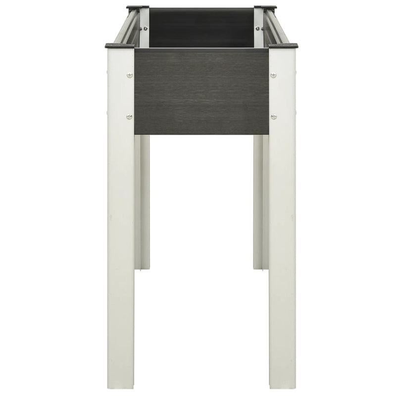 Load image into Gallery viewer, Vidaxl plantenbak verhoogd 120x40x75 cm hkc grijs
