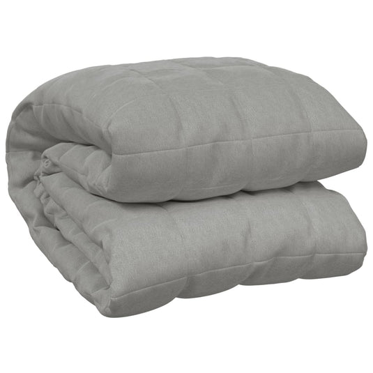 Vidaxl verzwaringsdeken 122x183 cm 5 kg stof grijs