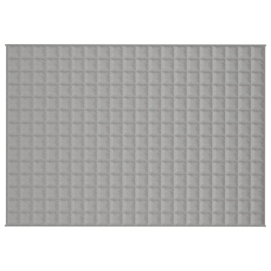 Vidaxl verzwaringsdeken 135x200 cm 6 kg stof grijs