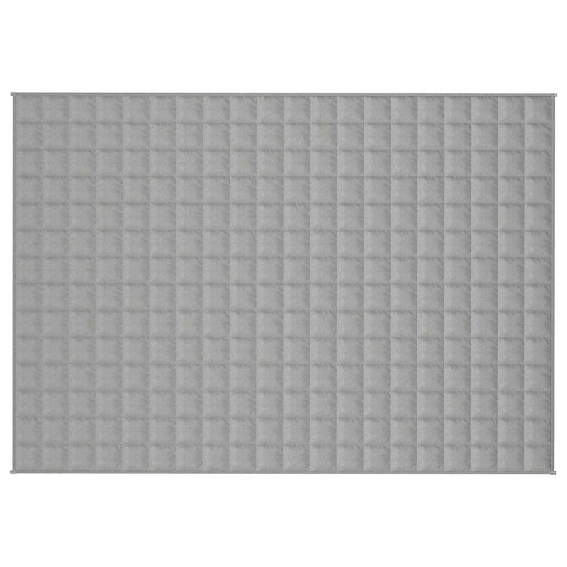 Load image into Gallery viewer, Vidaxl verzwaringsdeken 140x200 cm 6 kg stof grijs
