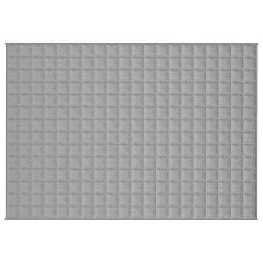 Vidaxl verzwaringsdeken 140x200 cm 6 kg stof grijs