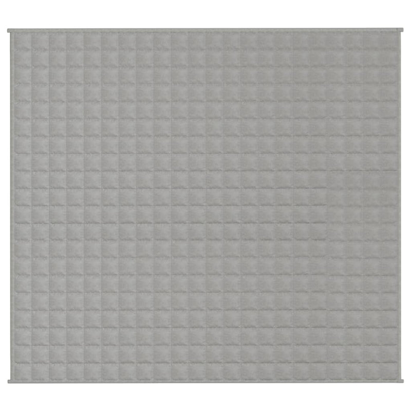 Load image into Gallery viewer, Vidaxl verzwaringsdeken 200x230 cm 13 kg stof grijs

