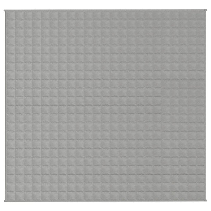 Load image into Gallery viewer, Vidaxl verzwaringsdeken 220x240 cm 11 kg stof grijs
