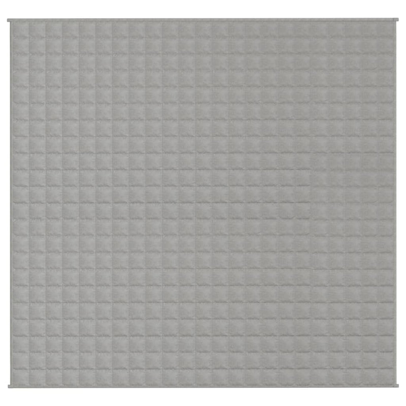 Load image into Gallery viewer, Vidaxl verzwaringsdeken 220x230 cm 15 kg stof grijs
