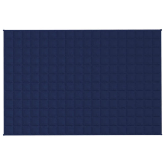 Vidaxl verzwaringsdeken 122x183 cm 5 kg stof blauw