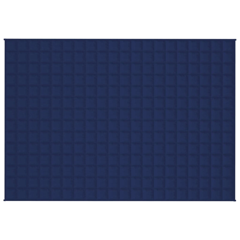 Load image into Gallery viewer, Vidaxl verzwaringsdeken 140x200 cm 6 kg stof blauw
