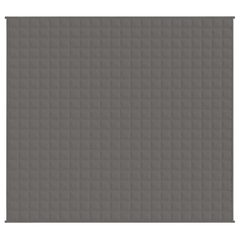 Load image into Gallery viewer, Vidaxl verzwaringsdeken 200x220 cm 13 kg stof grijs
