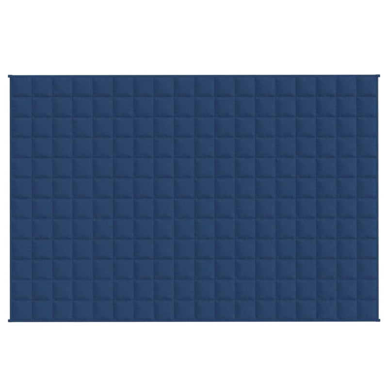 Load image into Gallery viewer, Vidaxl verzwaringsdeken 122x183 cm 9 kg stof blauw
