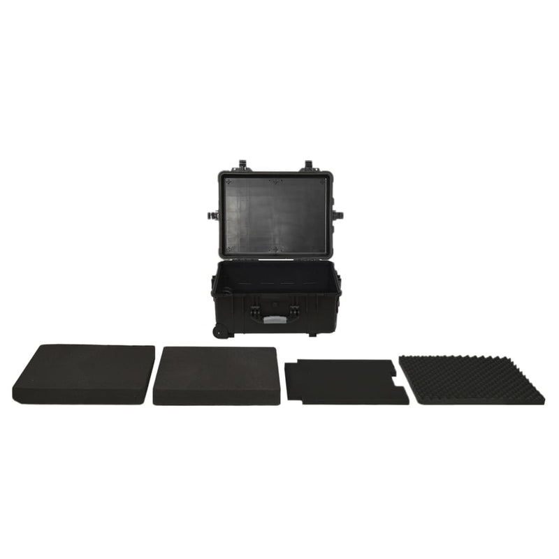 Load image into Gallery viewer, Vidaxl flightcase op wieltjes 58x45x27 cm pp zwart
