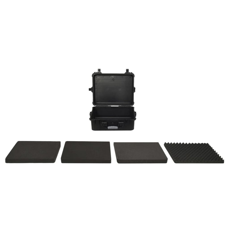 Load image into Gallery viewer, Vidaxl flightcase draagbaar 55x43x21 cm pp zwart
