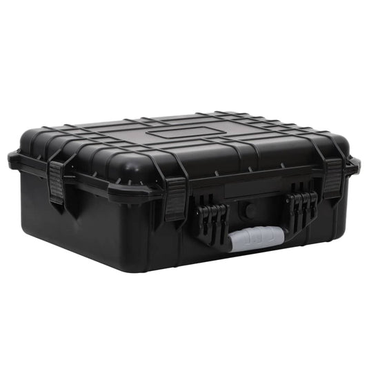 Vidaxl flightcase draagbaar 52x40x19 cm pp zwart