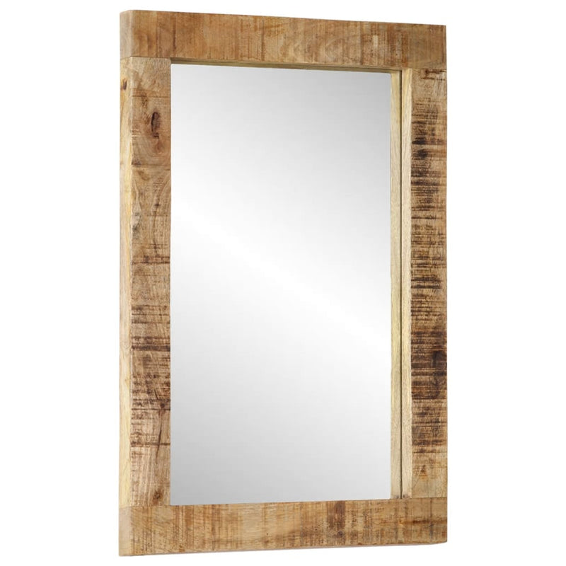 Afbeelding laden in galerijviewer, Vidaxl spiegel 70x50 cm massief mangohout en glas
