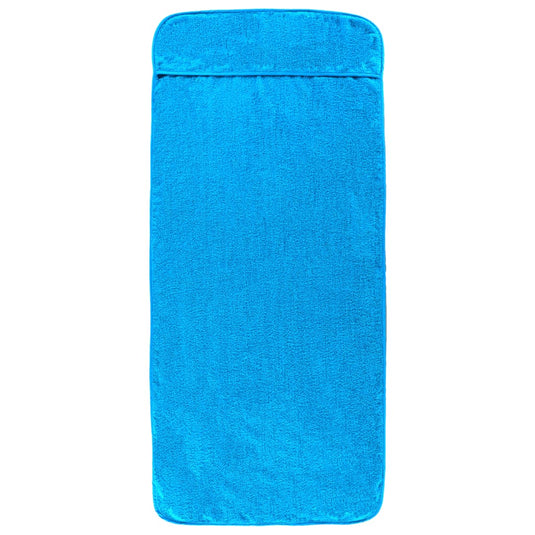 Vidaxl strandhanddoeken 2 st 400 g m² 75x200 cm stof turquoise