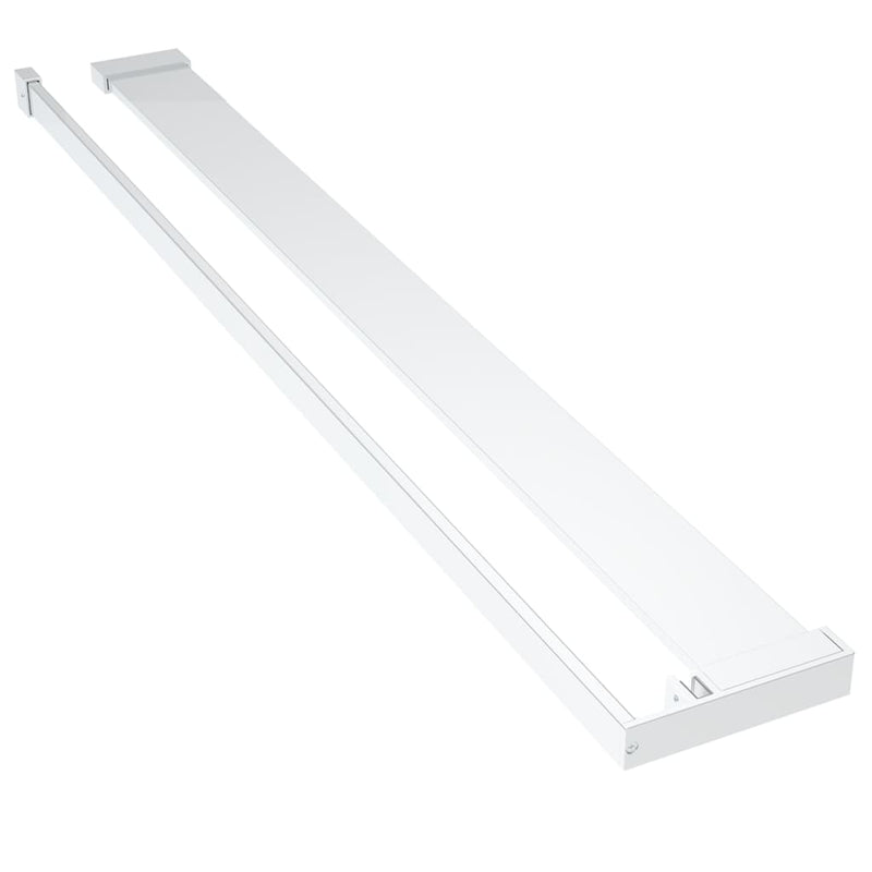 Load image into Gallery viewer, Vidaxl wandschap voor inloopdouchewand 90 cm aluminium chroomkleurig
