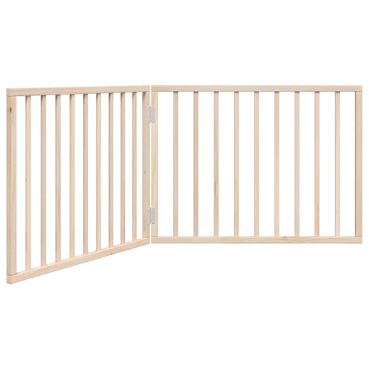Vidaxl hondenhek opvouwbaar 2 panelen 160 cm populierenhout