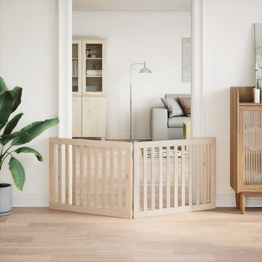 Vidaxl hondenhek opvouwbaar 2 panelen 160 cm populierenhout