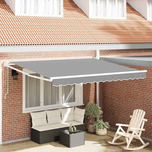 Vidaxl electric awning frame 3,5 x 2,5 m wit powder-coated aluminium