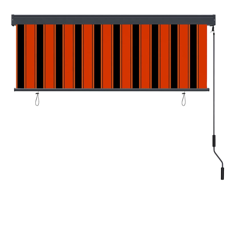 Afbeelding laden in galerijviewer, Vidaxl rolgordijn oranje en bruin 180 x 250 cm stof en aluminium
