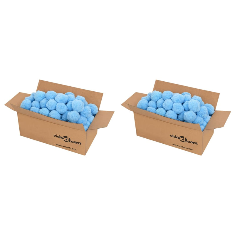 Load image into Gallery viewer, Vidaxl zwembadfilterbolletjes antibacterieel 1400 g polyetheen blauw
