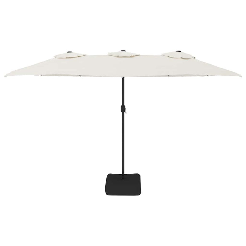 Load image into Gallery viewer, Vidaxl parasol dubbel 449x265 cm zandwit
