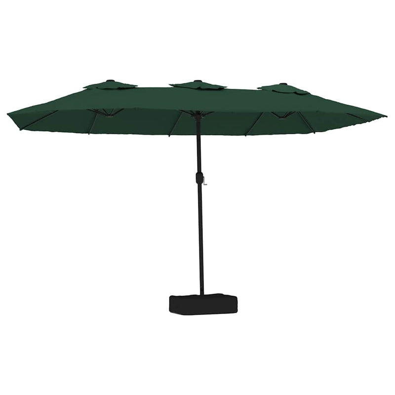 Load image into Gallery viewer, Vidaxl parasol dubbel 449x265 cm groen
