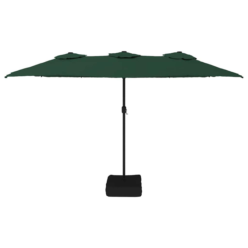 Load image into Gallery viewer, Vidaxl parasol dubbel 449x265 cm groen
