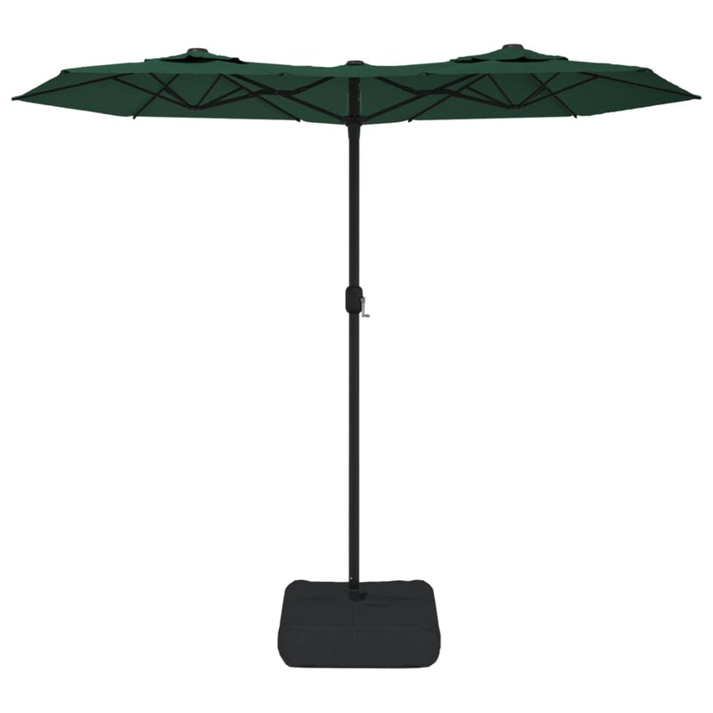 Load image into Gallery viewer, Vidaxl parasol dubbel dak 316x145 cm groen
