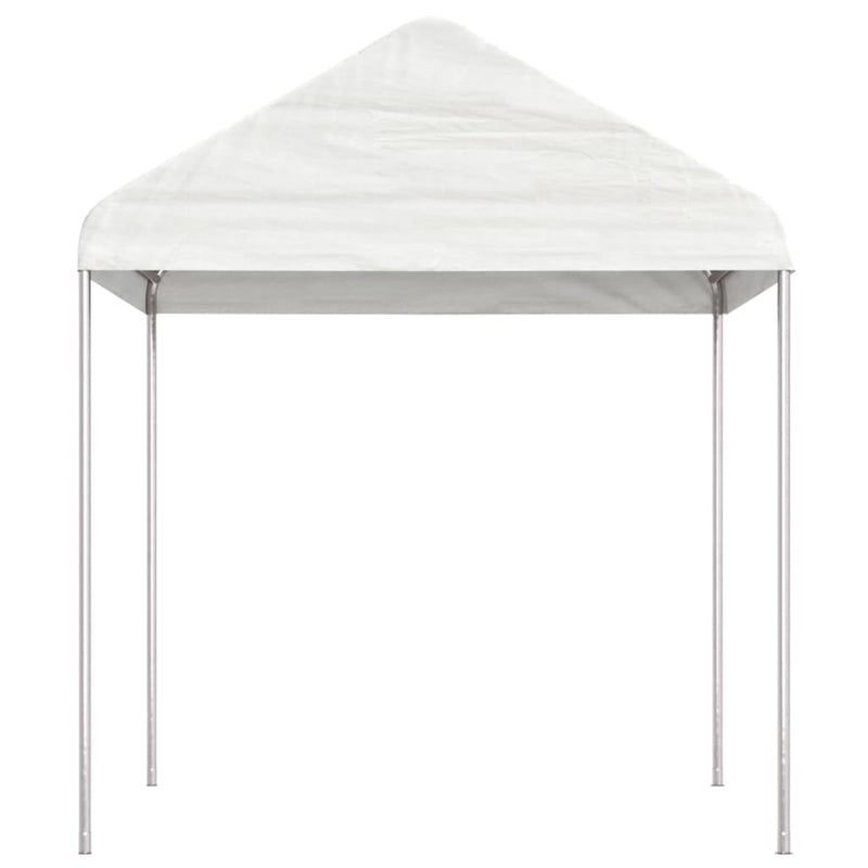 Load image into Gallery viewer, VidaXL Prieel met dak 17,84x2,28x2,69 m polyetheen wit
