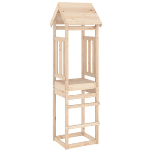Vidaxl speeltoren 52,5x46,5x206,5 cm massief grenenhout
