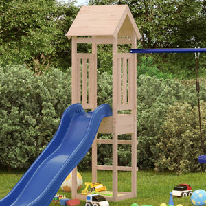 Vidaxl speeltoren 52,5x46,5x206,5 cm massief grenenhout