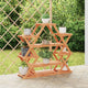 Vidaxl plantenstandaard 110x25x105 cm massief vurenhout