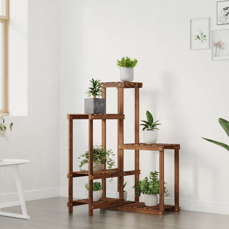 Load image into Gallery viewer, Vidaxl plantenstandaard 62,5x61,5x101,5 cm massief vurenhout
