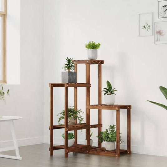Vidaxl plantenstandaard 62,5x61,5x101,5 cm massief vurenhout