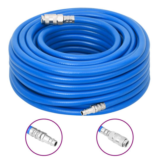 Vidaxl luchtslang 0,7'' 10 m pvc blauw