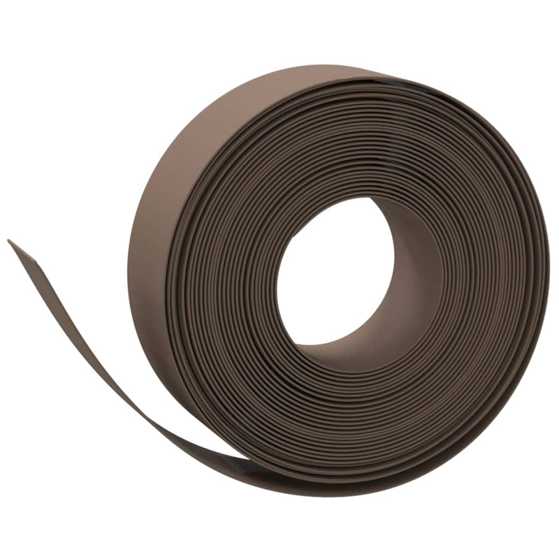 Load image into Gallery viewer, Vidaxl tuinranden 5 st 10 m 15 cm polyetheen bruin
