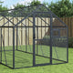 VidaXL Volière 1,79x6x1,85 m aluminium antracietkleurig