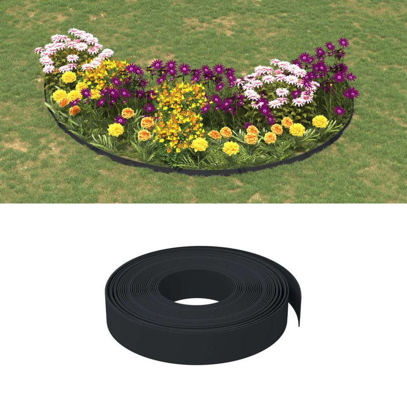Load image into Gallery viewer, Vidaxl tuinbegrenzing 10 m 10 cm polyetheen zwart
