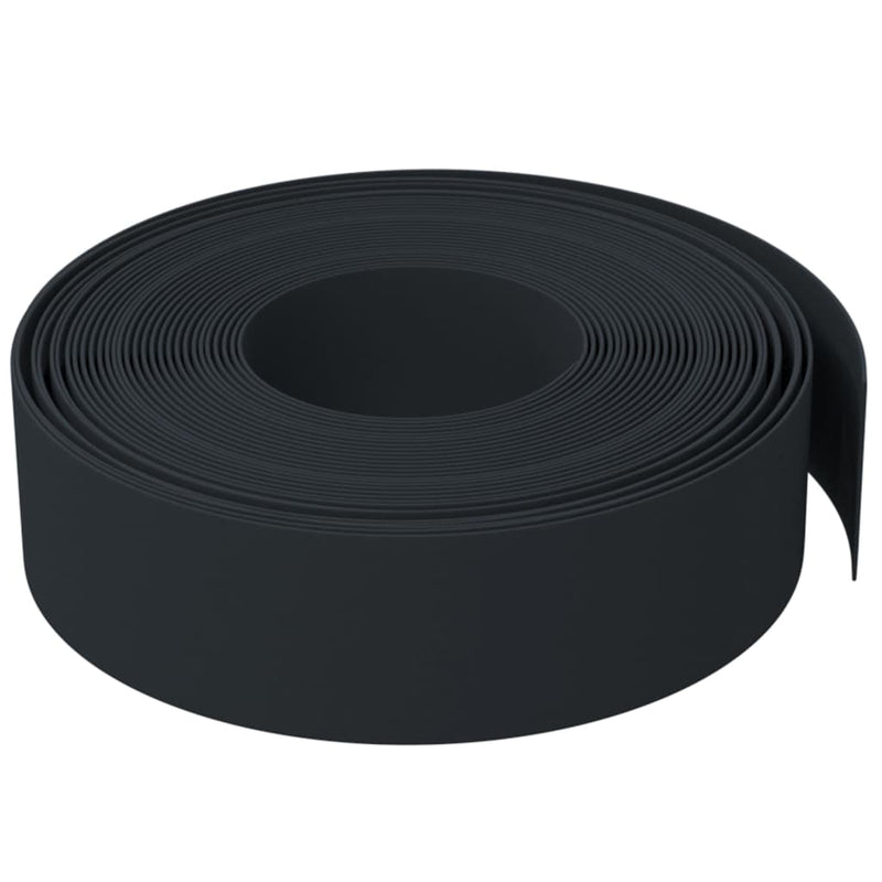 Load image into Gallery viewer, Vidaxl tuinrand 10 m 15 cm polyetheen zwart
