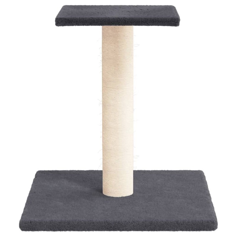 Load image into Gallery viewer, Vidaxl krabpaal met platform 38 cm donkergrijs
