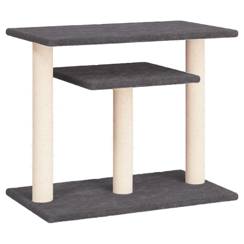 Load image into Gallery viewer, Vidaxl krabpaal met platforms 62,5 cm donkergrijs
