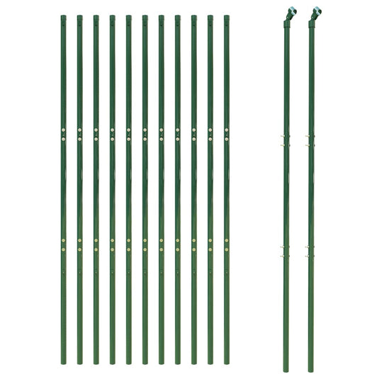 VidaXL Gaashek 1,4x25 m groen