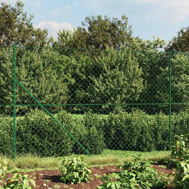 Vidaxl gaashek met grondankers 1,6x10 m groen
