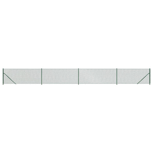 Vidaxl gaashek met flens 1,1x10 m groen