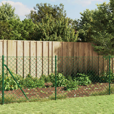 Vidaxl gaashek met flens 1,1x10 m groen