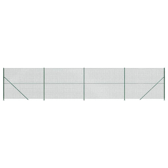 Vidaxl gaashek met flens 1,6x10 m groen
