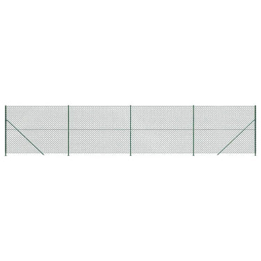 Vidaxl gaashek met flens 1,8x10 m groen