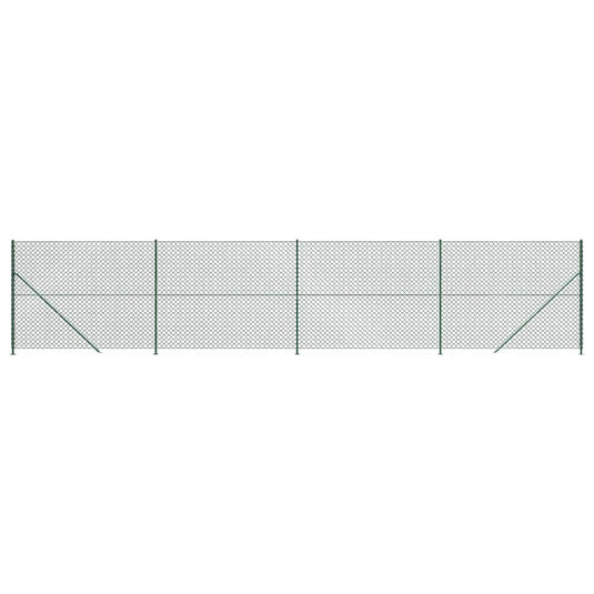 Vidaxl gaashek met flens 1,8x10 m groen